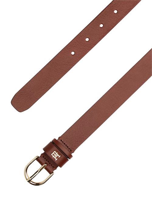 Cintura in pelle marrone Tommy Hilfiger | AW0AW16836GVI